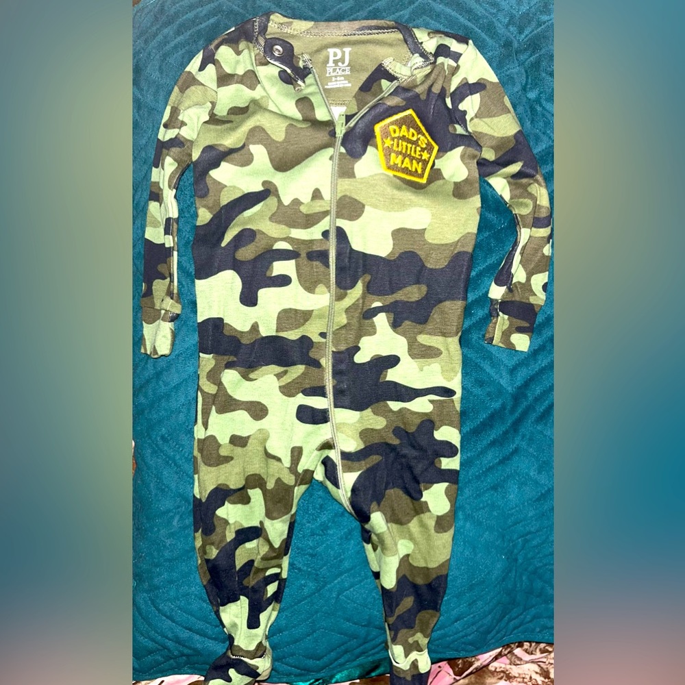 PJ Place 3-6 months footed pajamas